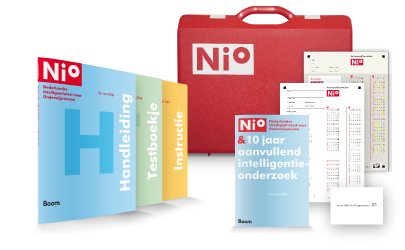 De officiële Boom NIO-test set en materialen